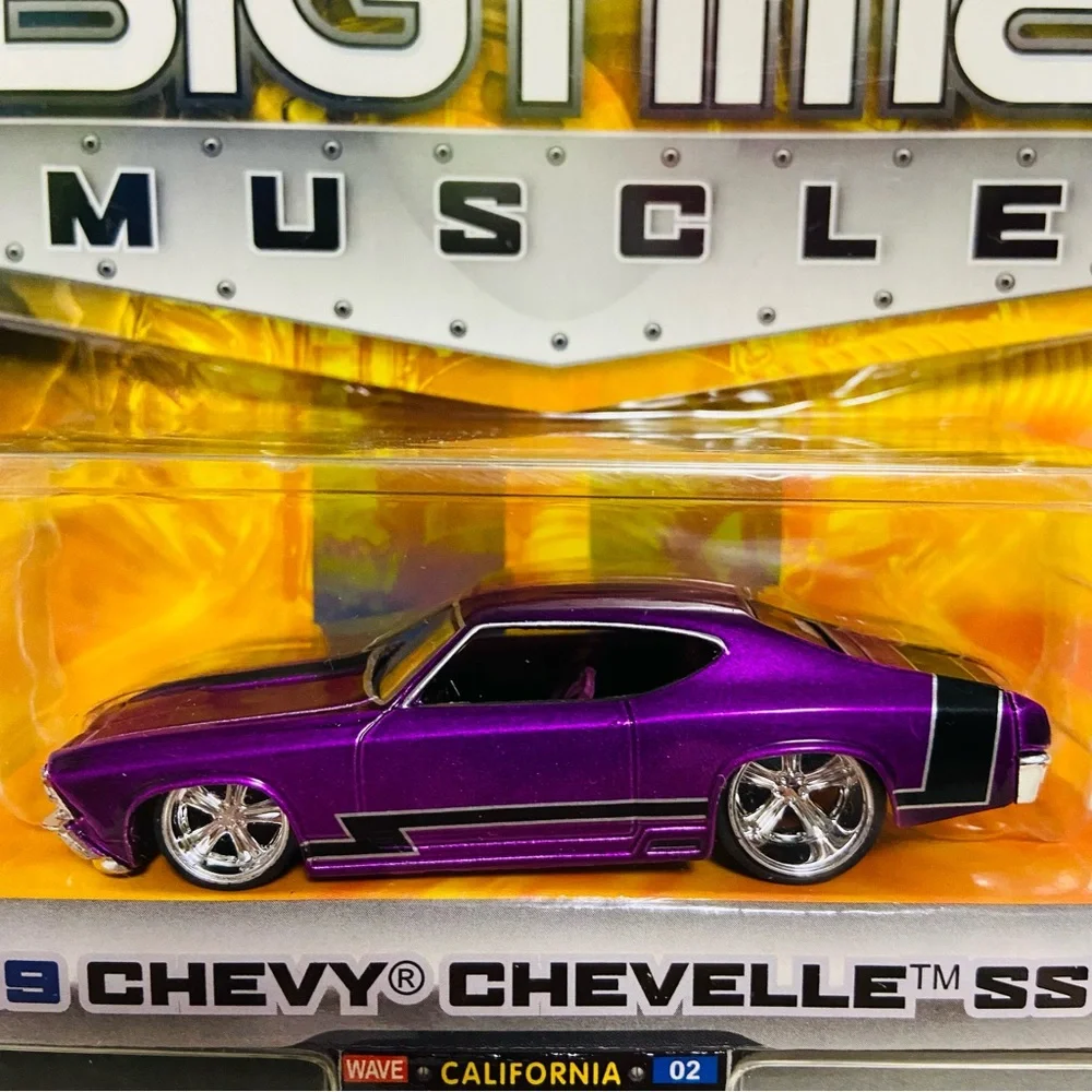 Jada Dub Bigtime Muscle 1969 Chevy Chevelle SS Purple Nostalgic